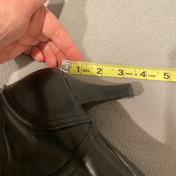Liz Claiborne Black Knee-High Boots, Size 9, 3” Heel - Picture 9 of 10